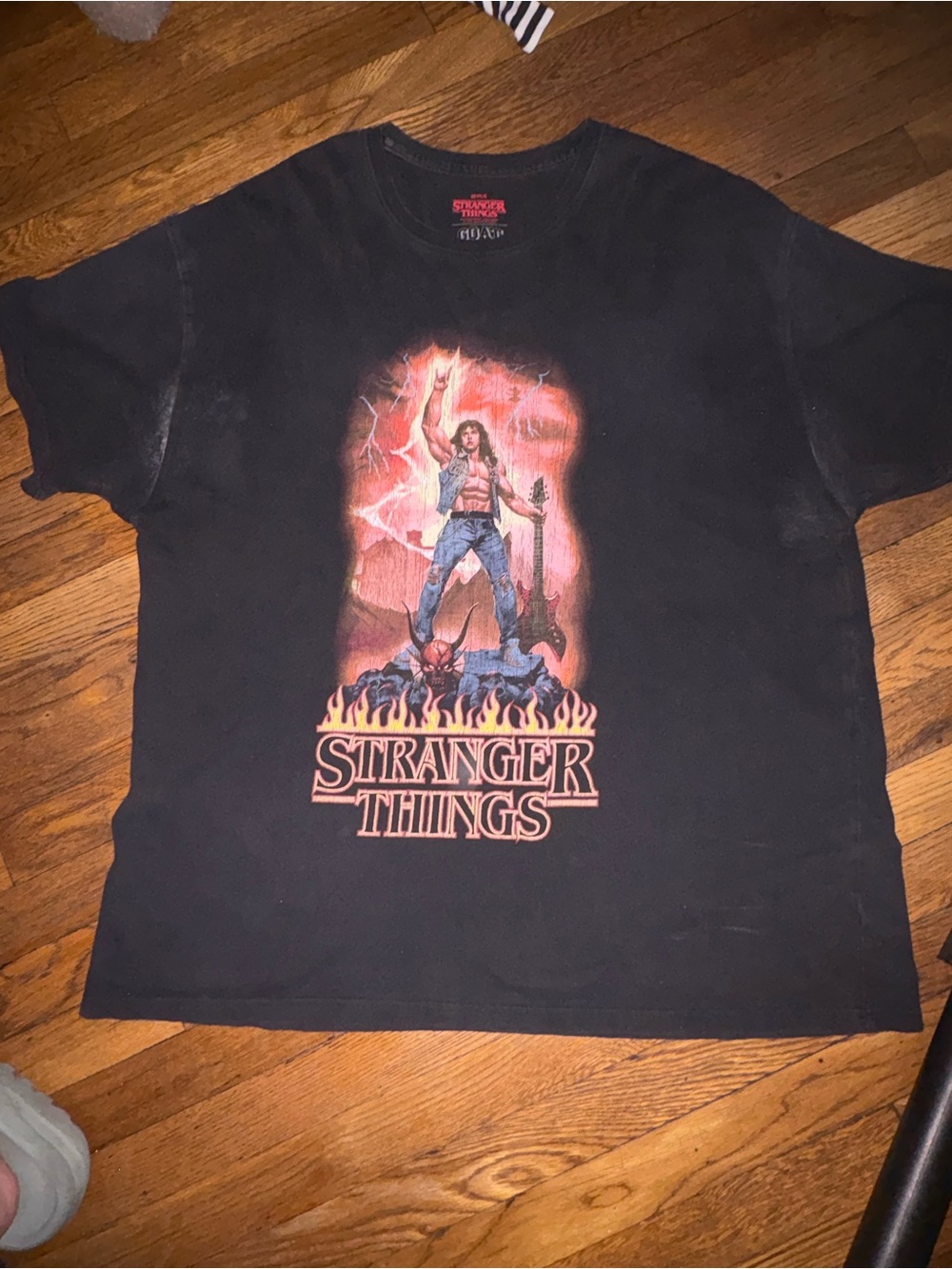 Netflix Stranger Things Black Graphic Tee